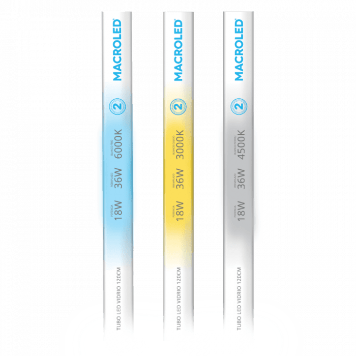 Tubo Led Vidrio - Macroled - 120 cm - Imagen 3