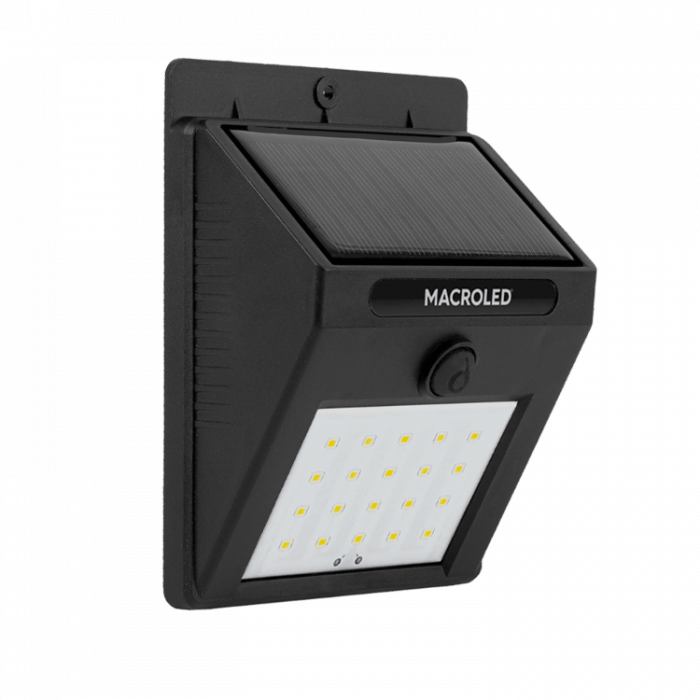 Luz De Pared Led Solar Fotocélula 1.5w Macroled - Imagen 4