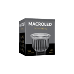 Lampara Dicroica Aluminio Gu10 5w Triac Dim 2700k 12° Macroled - Imagen 2