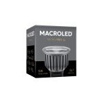 Lampara Dicroica Aluminio Gu10 5w Triac Dim 2700k 24° Macroled - Imagen 2