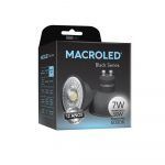 Lampara Dicroica Led 7w 38° Negra Gu10 220v Macroled - Imagen 2