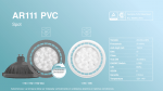 Lampara Ar111 Led 15w = 75w Dimerizable 220v Gu10 Macroled - Imagen 3
