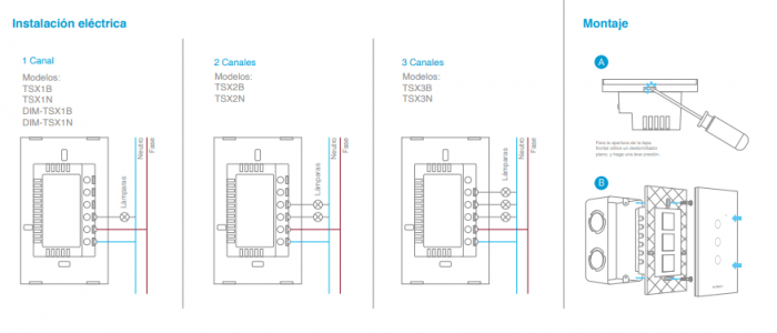 Llave Luz Pared Táctil Interruptor Wifi Touch Smart 2 Canales - Imagen 5