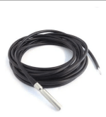 Sensor Ntc Vaina Acero Modelo Sb19 2.5 Mt De Cable NEGRO
