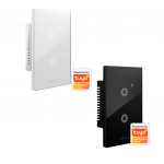 Llave Luz Pared Táctil Interruptor Wifi Touch Smart 2 Canales