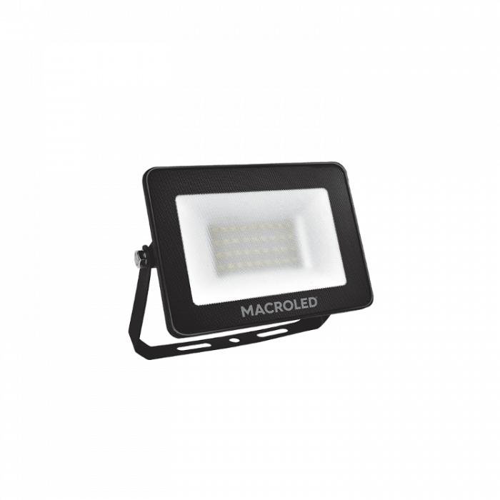 Reflector Led Macroled 30w Ac220v Frio Calido Apto Exterior - Imagen 2