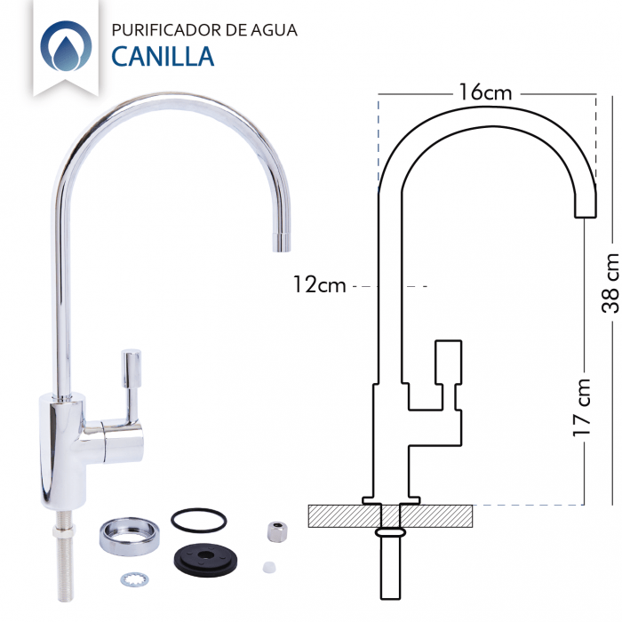 Purificador de agua Hidrolit Senic Out - Bajo Mesada - Imagen 5