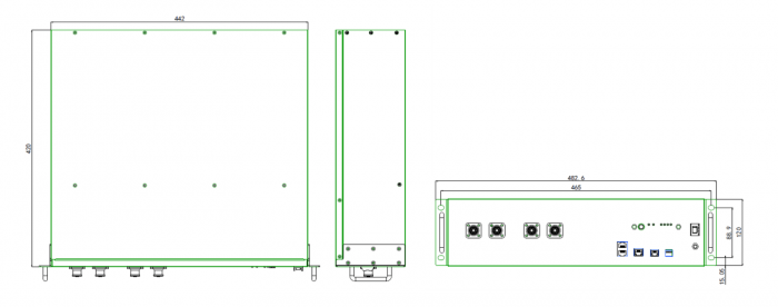 Batería de Litio UP2500 24v 2.8Kwh Pylontech - Imagen 3