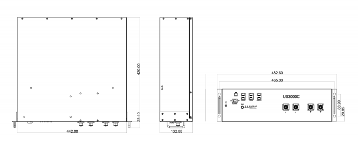 Batería de Litio US3000C 48v 3.5Kwh Pylontech - Imagen 3