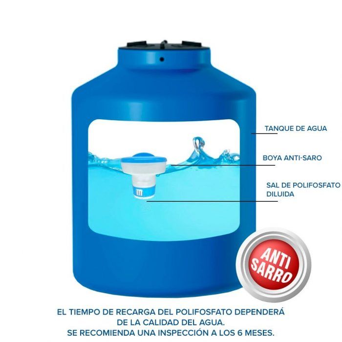 Boya Anti Sarro 500g Con Sal De Polifosfato Para Tanque Agua - Imagen 4