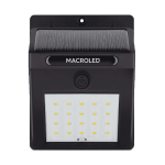 Luz De Pared Led Solar Fotocélula 1.5w Macroled