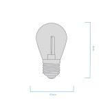 Lampara Guirnaldas Cálida Led 1w Deco Filamento Bar - Imagen 3