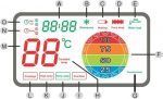 Controlador Digital de Temperatura TK8A Termotanque Solar - Imagen 4