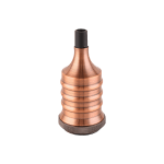Portalampara Vintage Metálico Dixon Bronce/Cobre Para Cable Textil