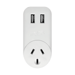 Enchufe con 2 USB