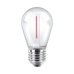 Lampara Bulbo Filamento Led Gota 1w Color E27 Macroled - Imagen 9