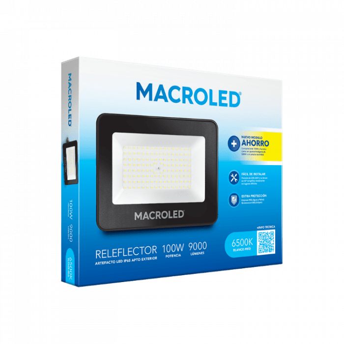 Reflector LED 100w - Macroled - Imagen 3