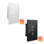 Llave Luz Pared Interruptor Wifi Touch Smart 3 Canales