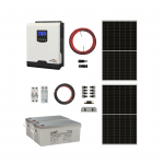 Kit Solar Off Grid 3KW DE POTENCIA 3,2KWH AUTONOMIA CON REGULADOR MPPT