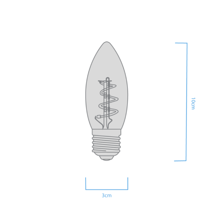 Vela C37 3W E27 - Imagen 2