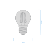 Gota G45 4W E27 - Imagen 2