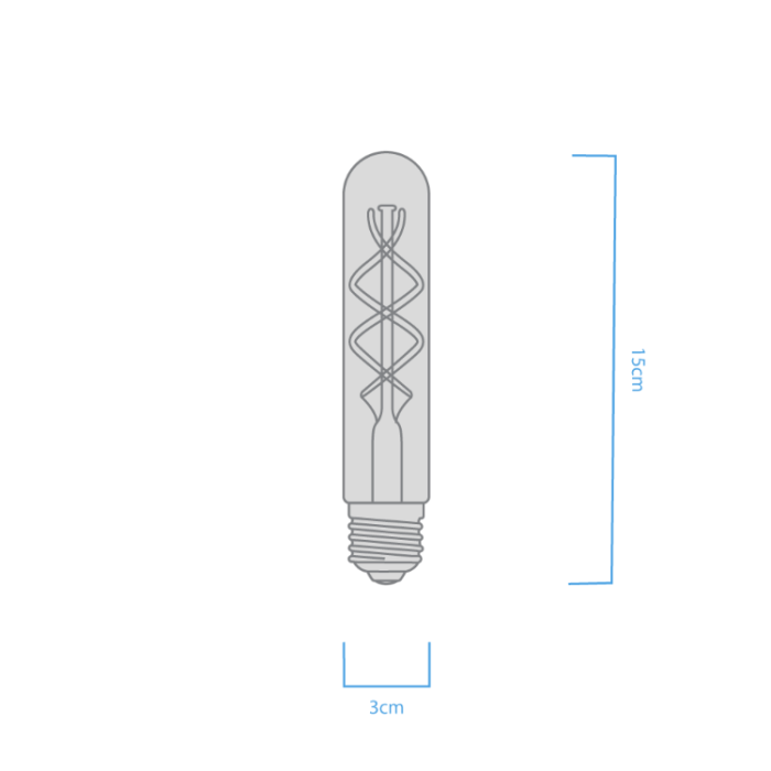 Tubo T30 5W E27 - Imagen 2