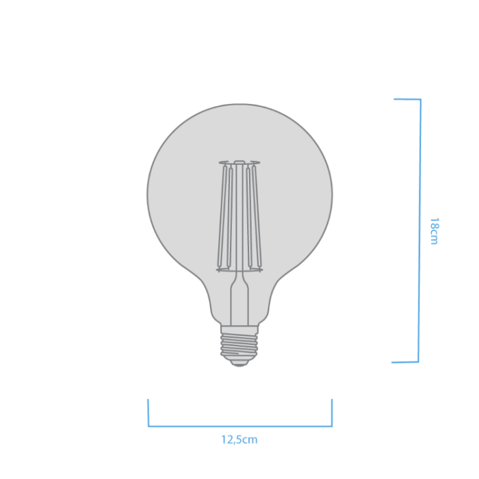 Globo G125 8W E27 - Imagen 2