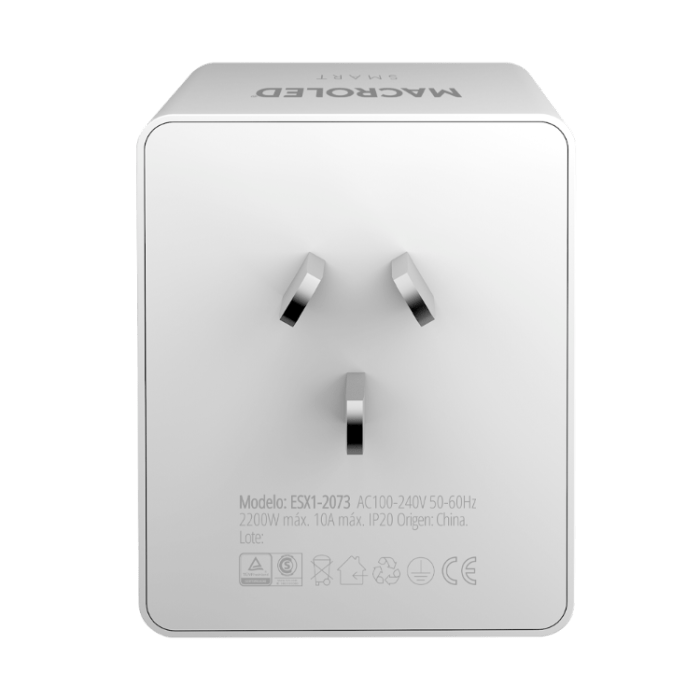 Enchufe Smart 10A máx - compatible con Tuya, Smart Life y Google Home - Imagen 3