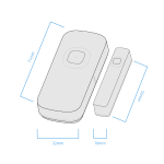 Sensor de Puertas y Ventanas Recargable - Imagen 2