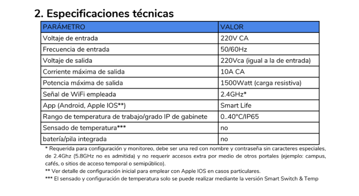 Interruptor Eléctrico Wi-fi - Smart Switch - Imagen 3