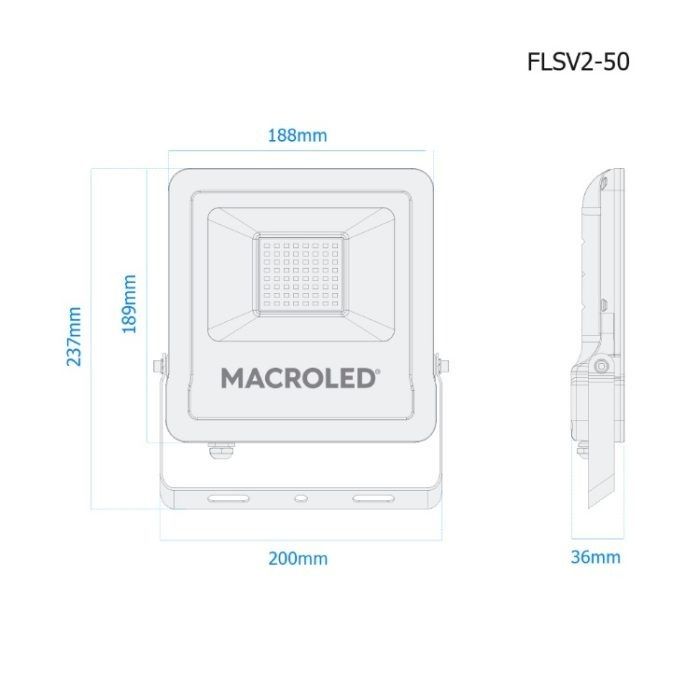 Reflector PRO 50W Blanco - Imagen 2
