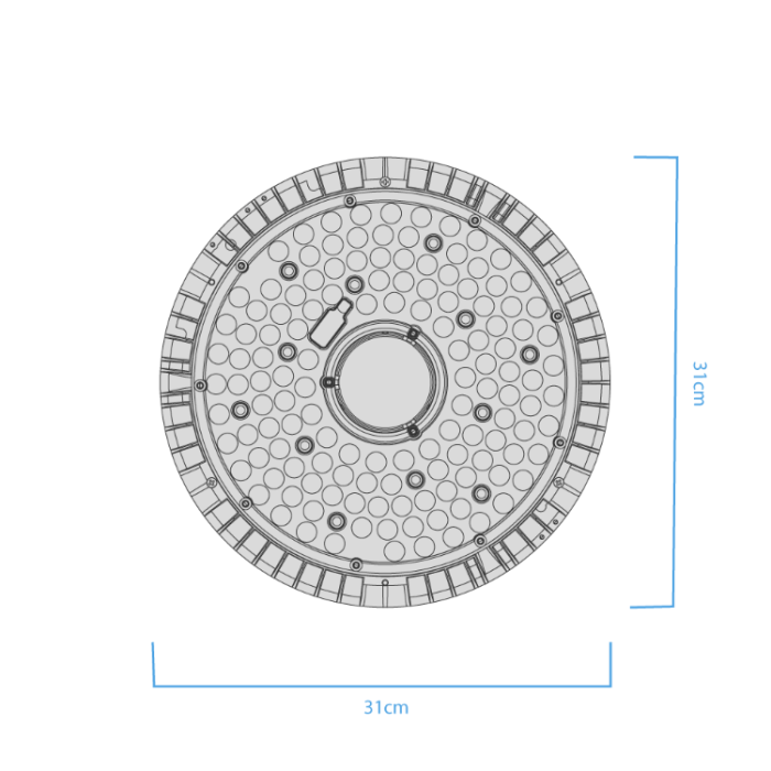 Reflector Colgante Industrial Highbay 150W - Imagen 6