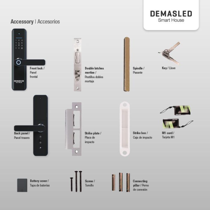 Cerradura Biométrica Smart WIFI Con Camara - Imagen 2
