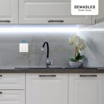 Tecla Inalámbrica RF, 3 Efectos Smart House, Blanco - Imagen 5