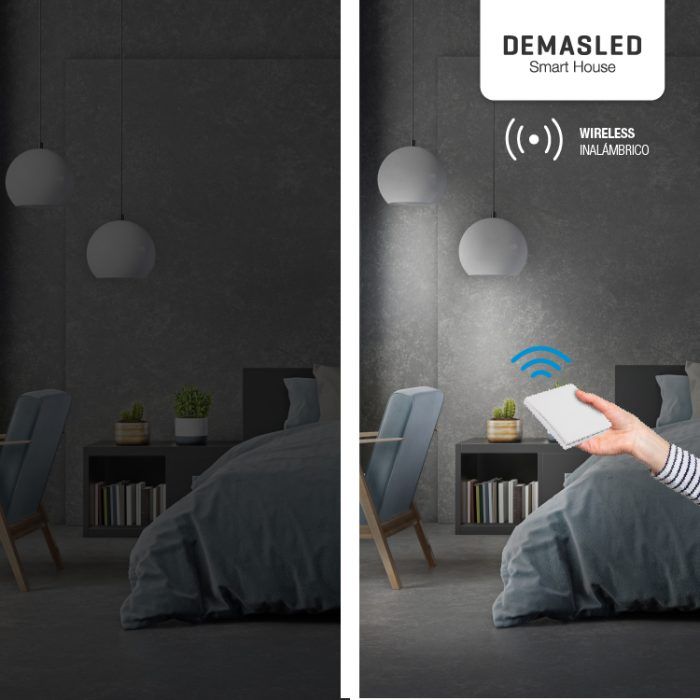 Tecla Inalámbrica RF, 1 Efecto Smart House, Blanco - Imagen 6