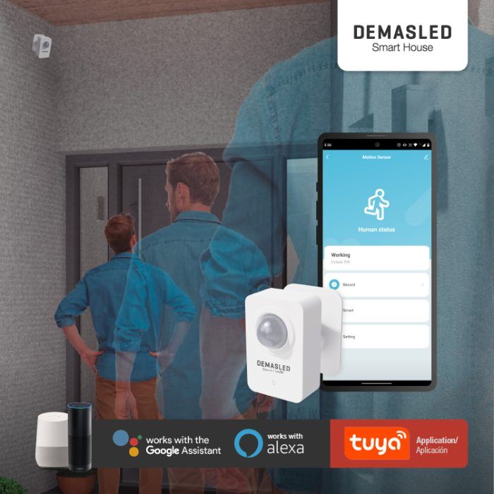 Sensor De Movimiento Smart WiFi 5V 1A 2.4GHz - Imagen 4