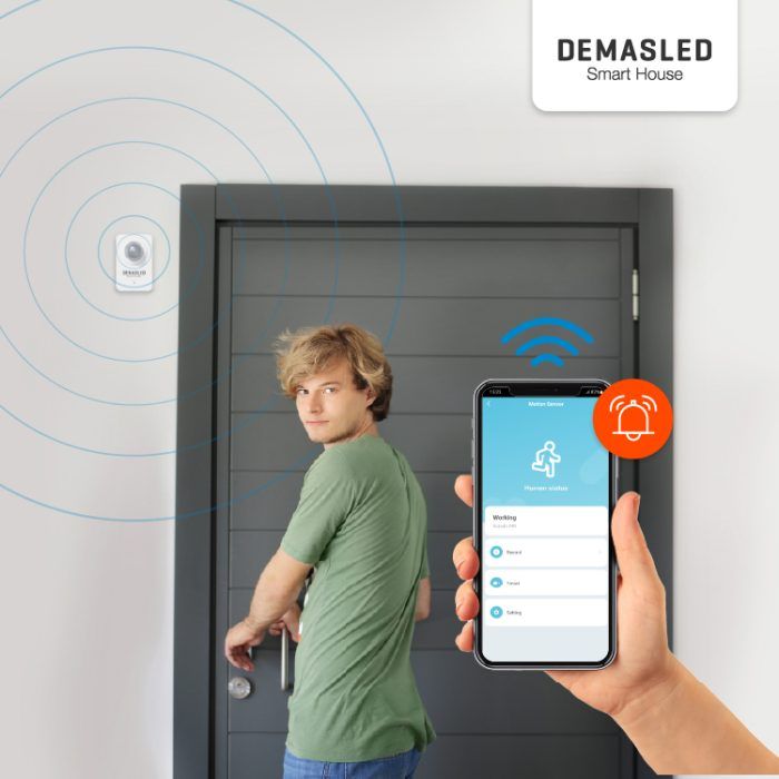 Sensor De Movimiento Smart WiFi 5V 1A 2.4GHz - Imagen 5