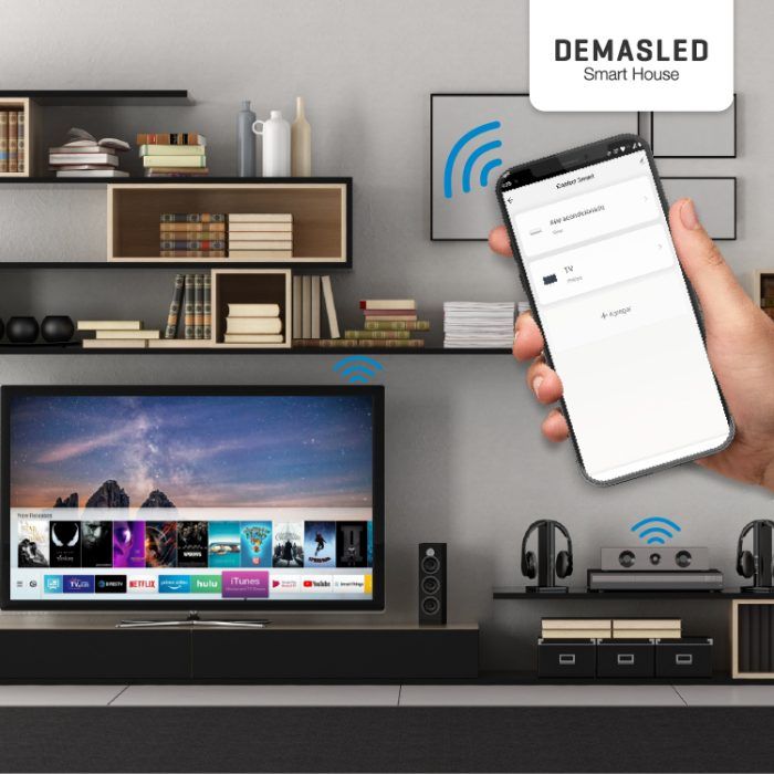 Control Remoto Smart WiFi+IR Universal 5V 1A 2.4GHz 433MHz - Imagen 3