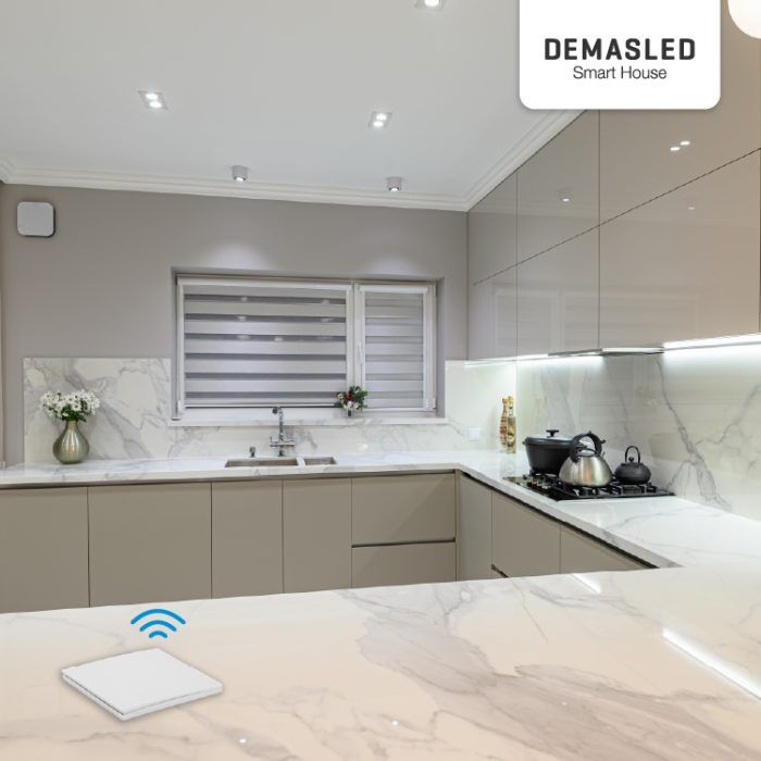 Tecla Inalámbrica RF, 1 Efecto Smart House, Blanco - Imagen 5