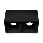Plafón PC Dicro MR16 x 2 CLN Negro
