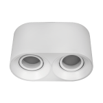 Plafón PC Dicro MR16 x 2 RRB Blanco