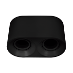 Plafón PC Dicro MR16 x 2 RRN Negro