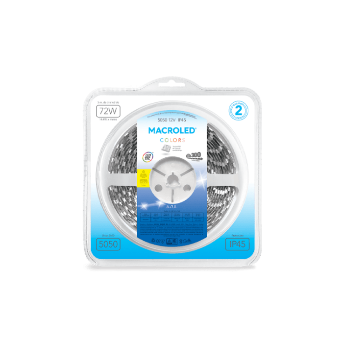 TIRA LED 5050 – 12V – IP45 – 60LEDS x m - Color - Imagen 5