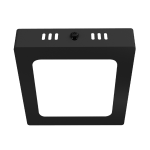 Panel Plafón Cuadrado Negro 6W