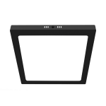 Panel Plafón Cuadrado Negro 24W