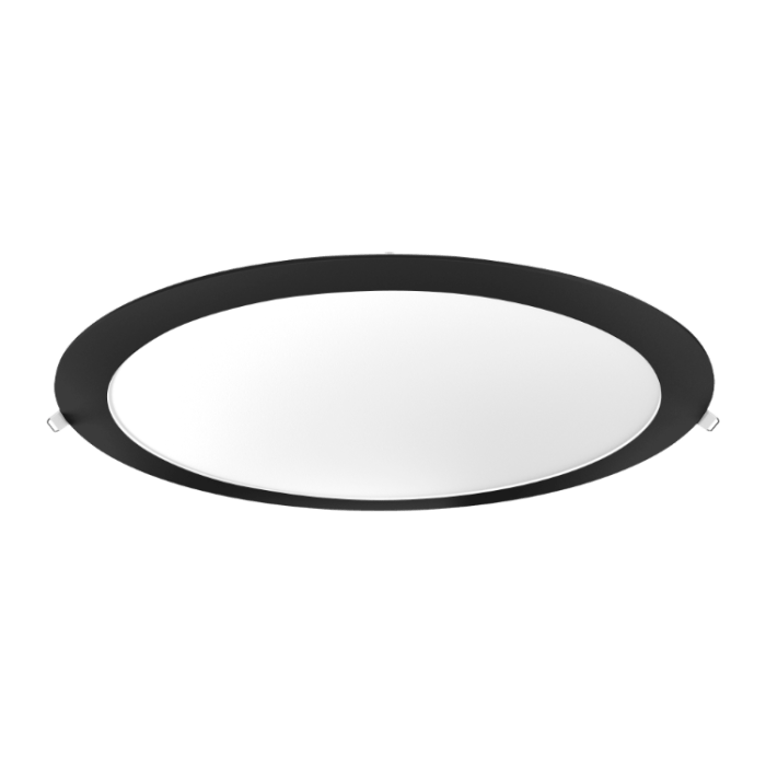 Panel Embutir Circular 24W Negro - Imagen 2