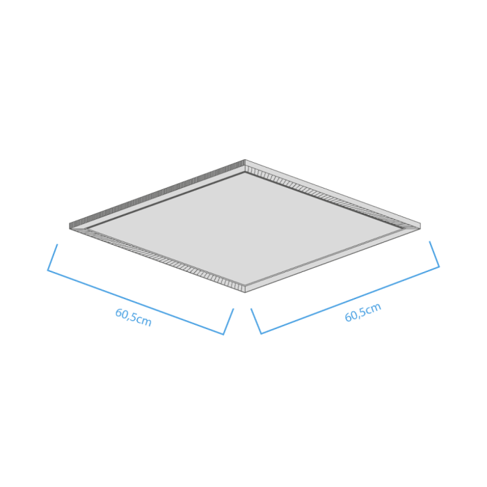 Panel embutir 48W Gran Formato - Imagen 3