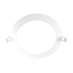 Panel Embutir Circular 12W Blanco
