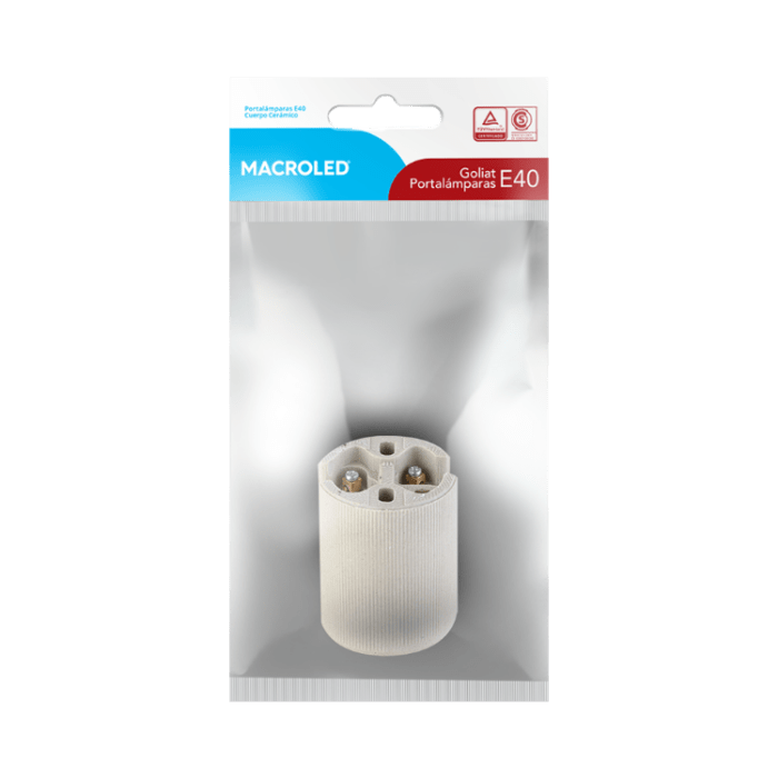 Portalámpara Cerámico E40 - Imagen 2