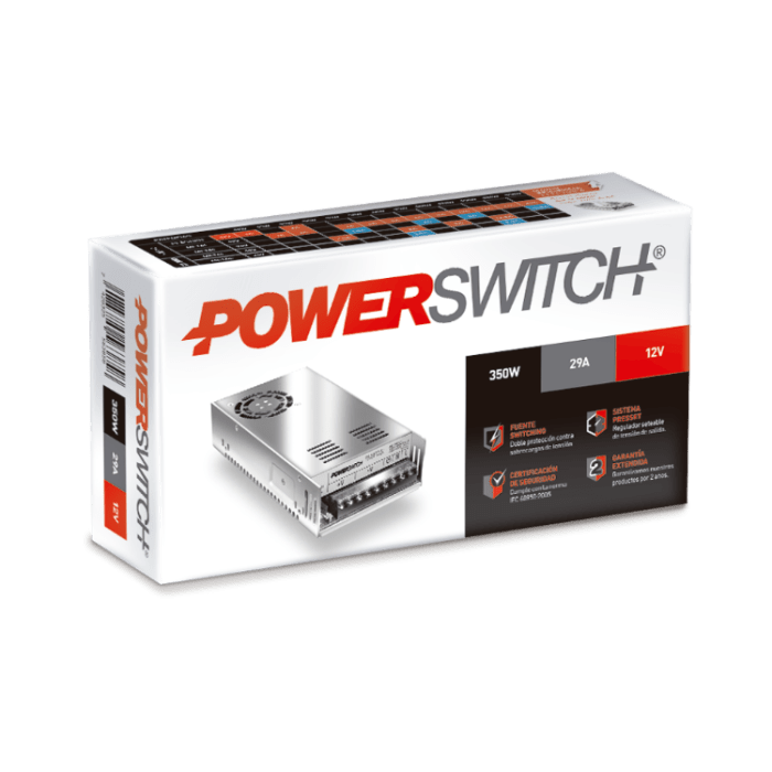 Fuente Interior PowerSwitch 350W 12V - Imagen 2